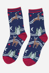 Christmas Reindeer Socks