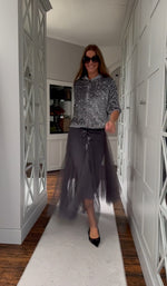 Tulle Skirt Charcoal