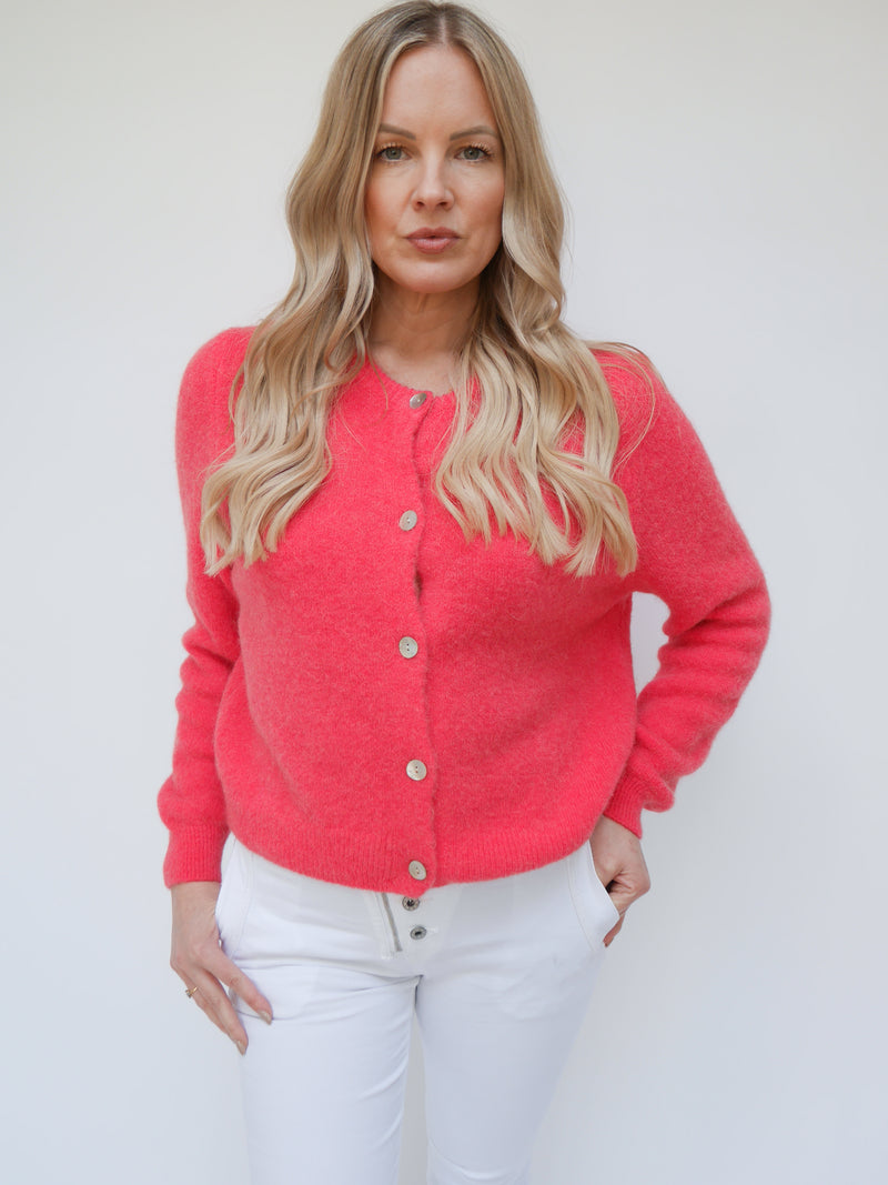 Claudia Cardigan Coral