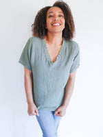 Talia Top Khaki