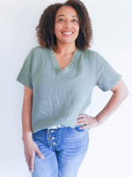 Talia Top Khaki