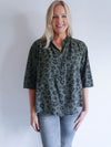 Sienna Blouse Forest Green