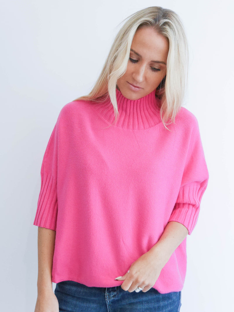 Eleanor Knit Hot Pink