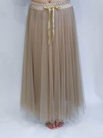 Tulle Skirt Camel
