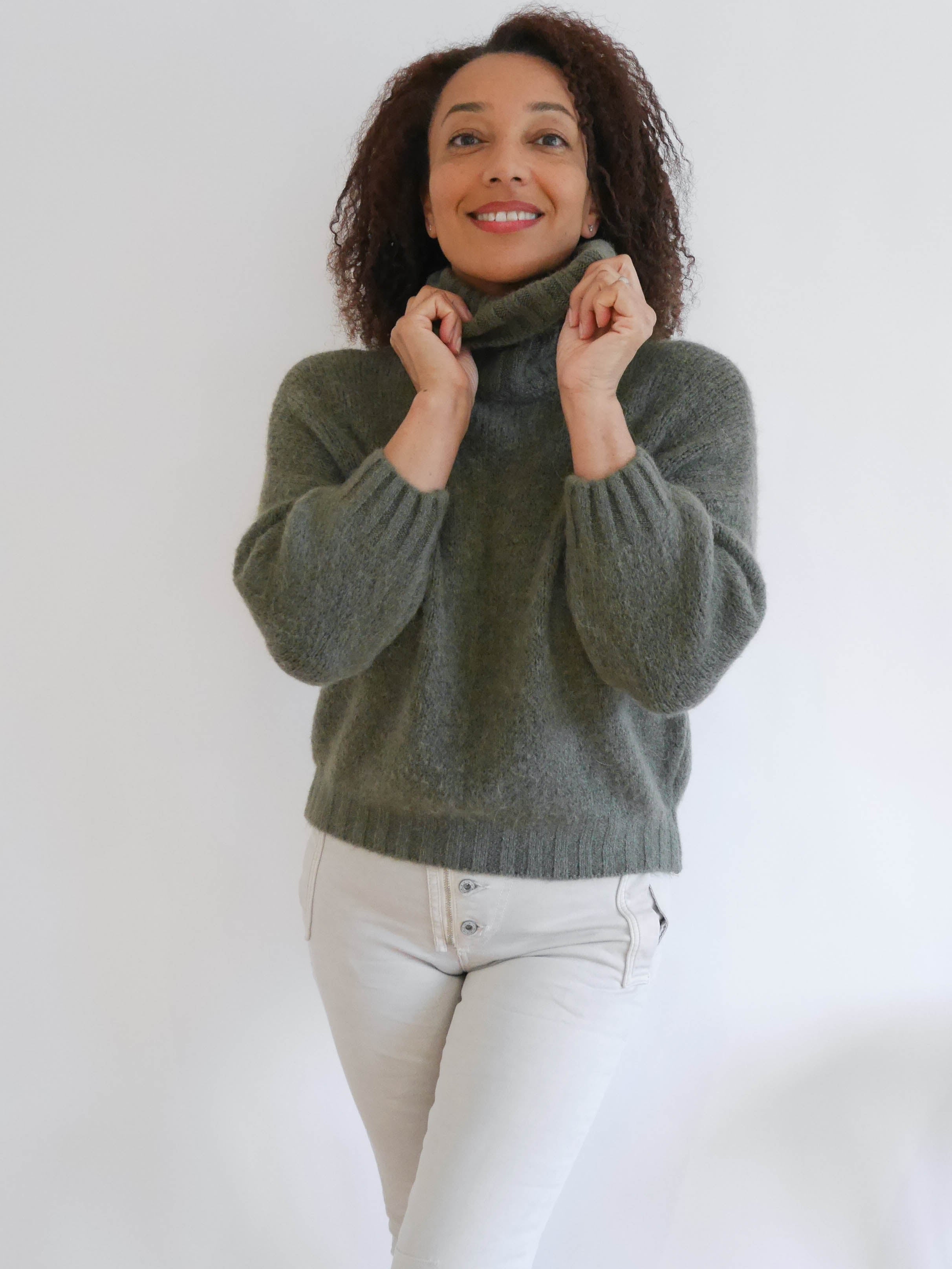 Rosie Knit Forest Green