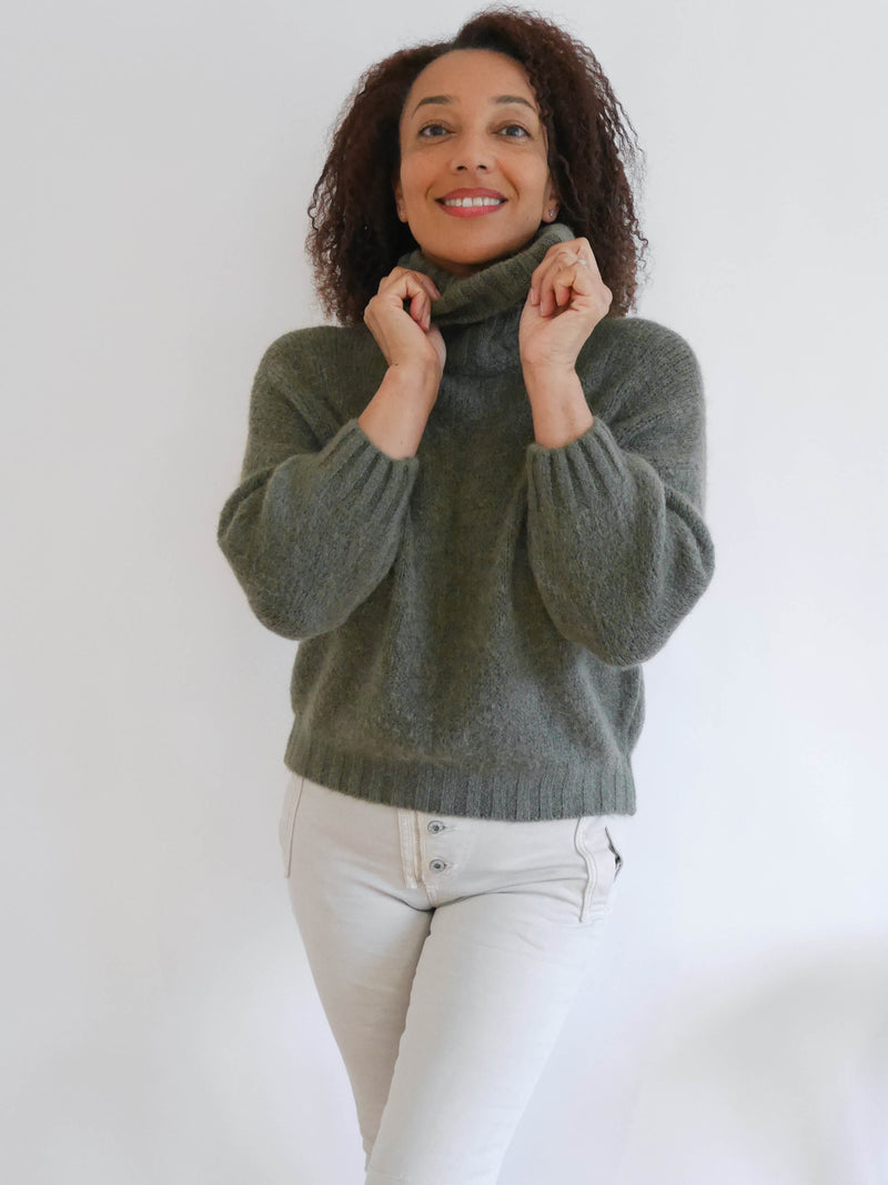 Rosie Knit Forest Green