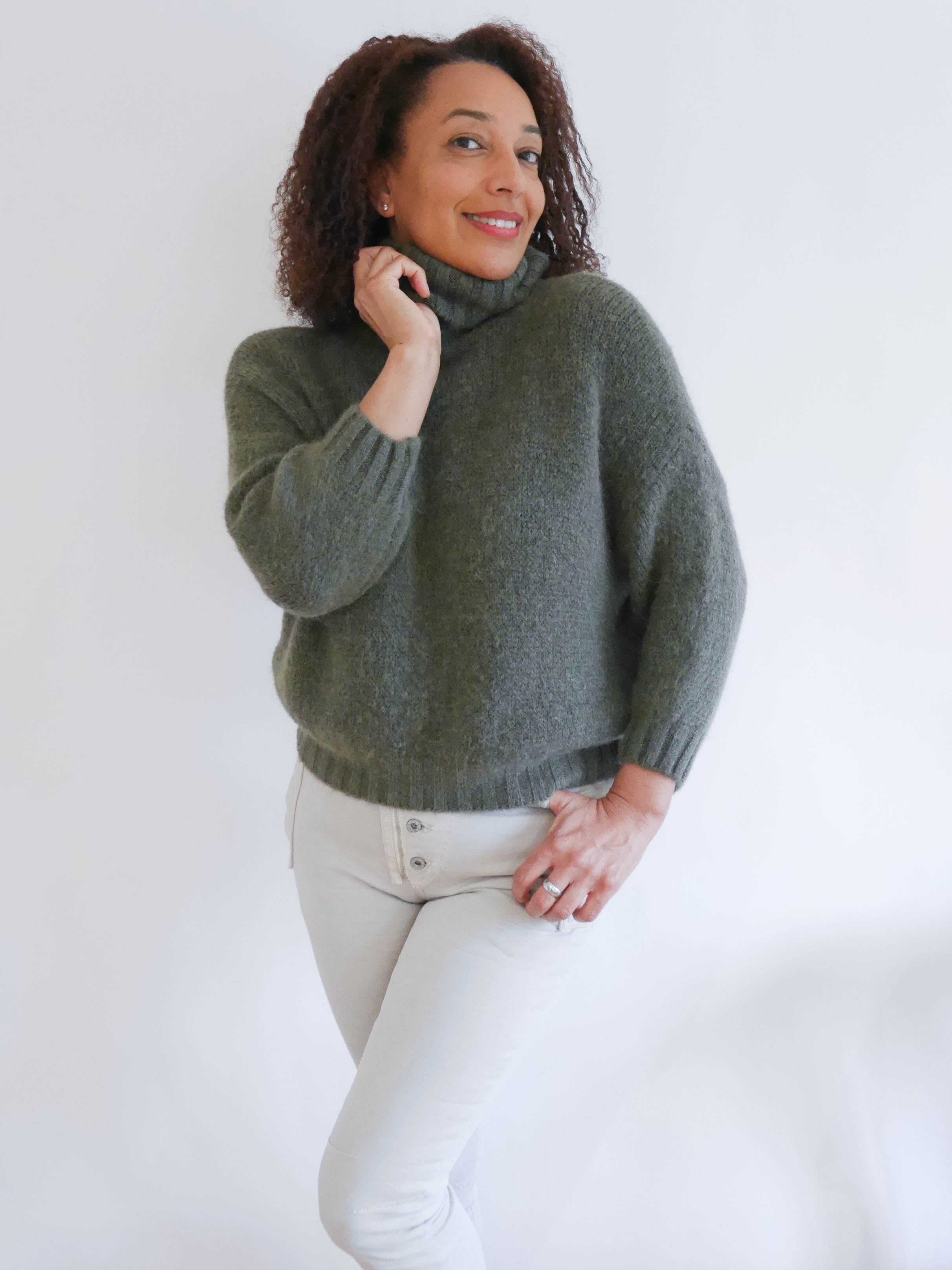 Rosie Knit Forest Green