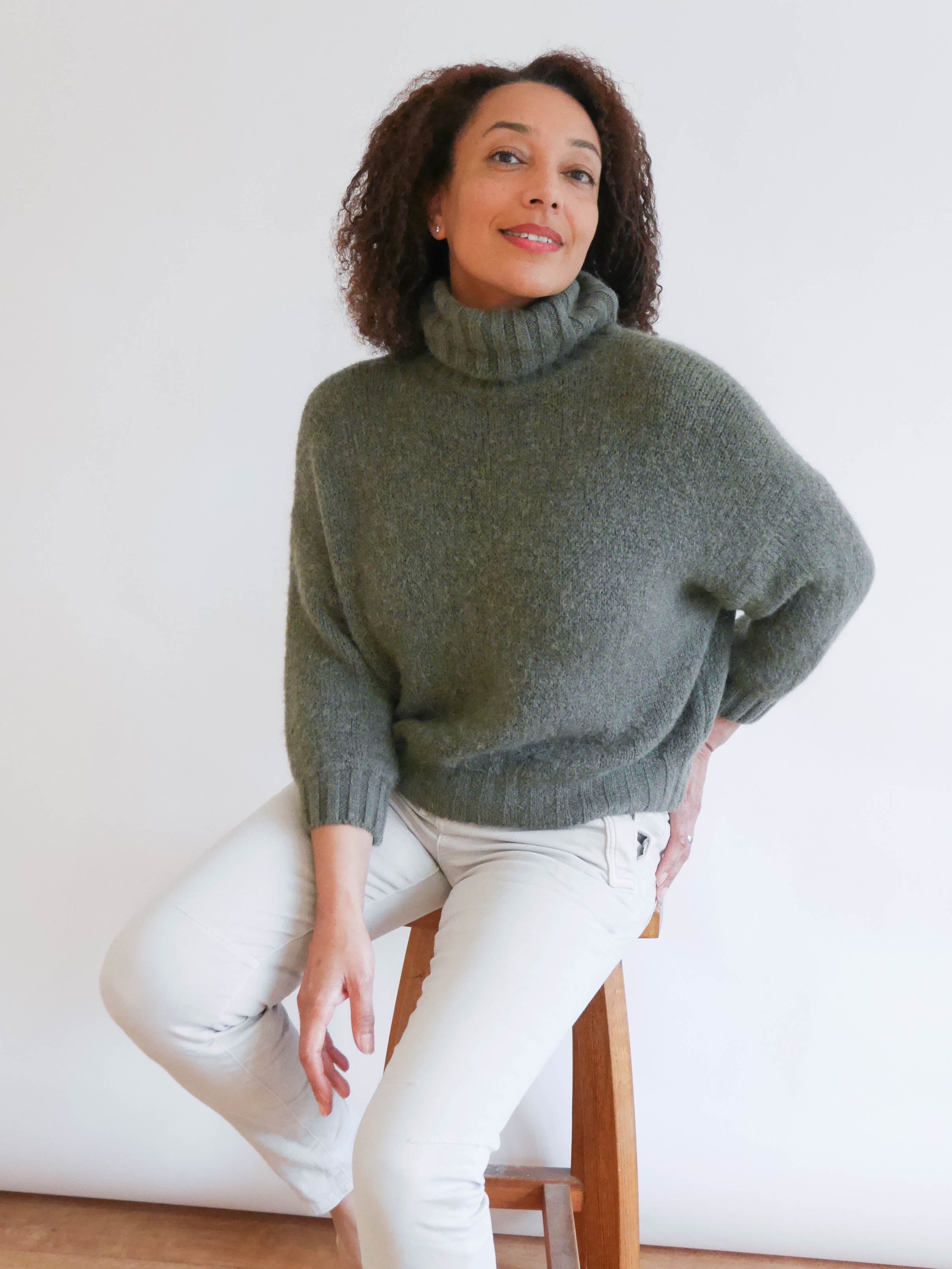 Rosie Knit Forest Green