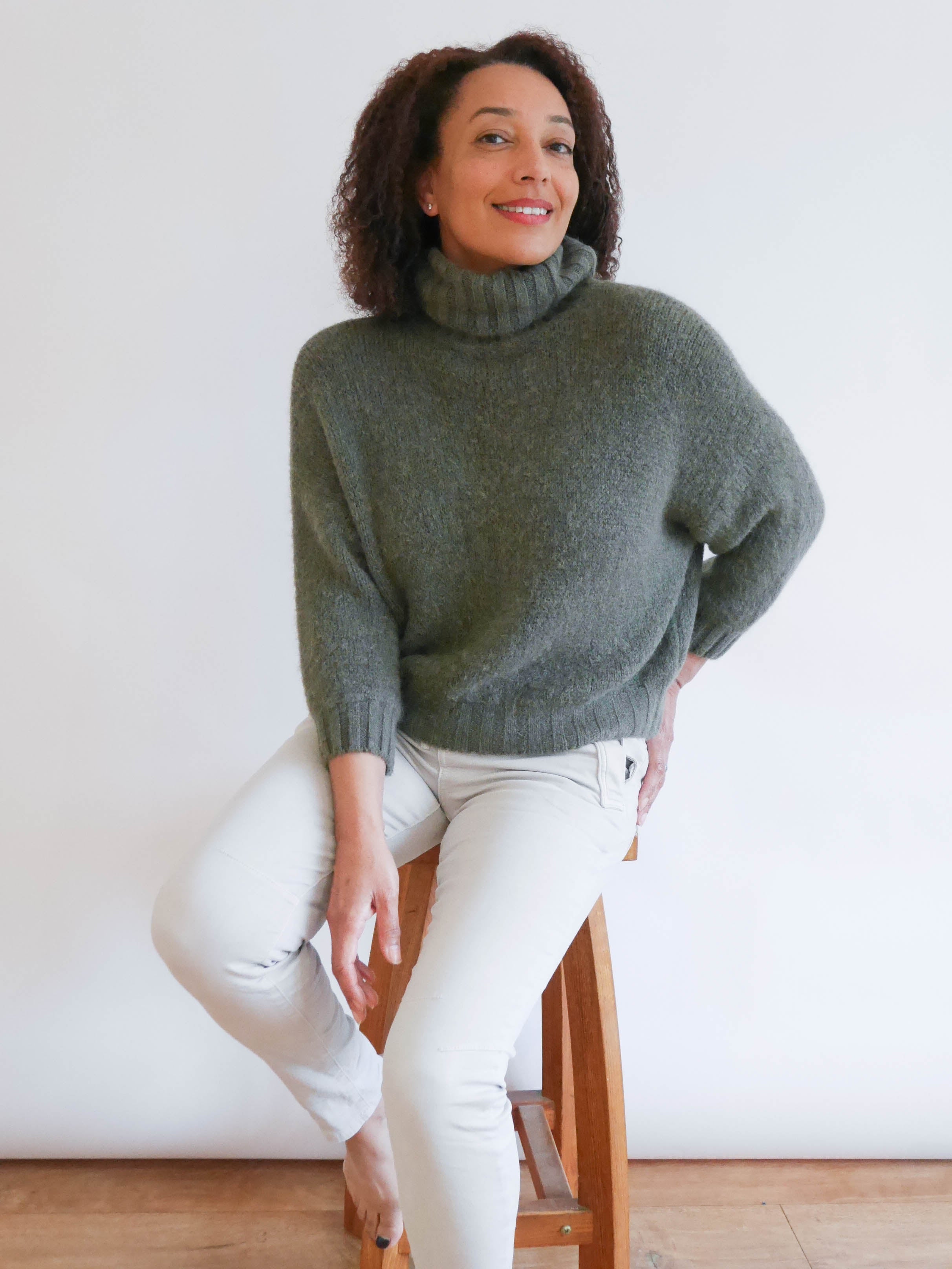 Rosie Knit Forest Green