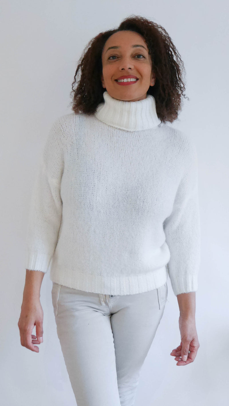 Rosie Knit Winter White