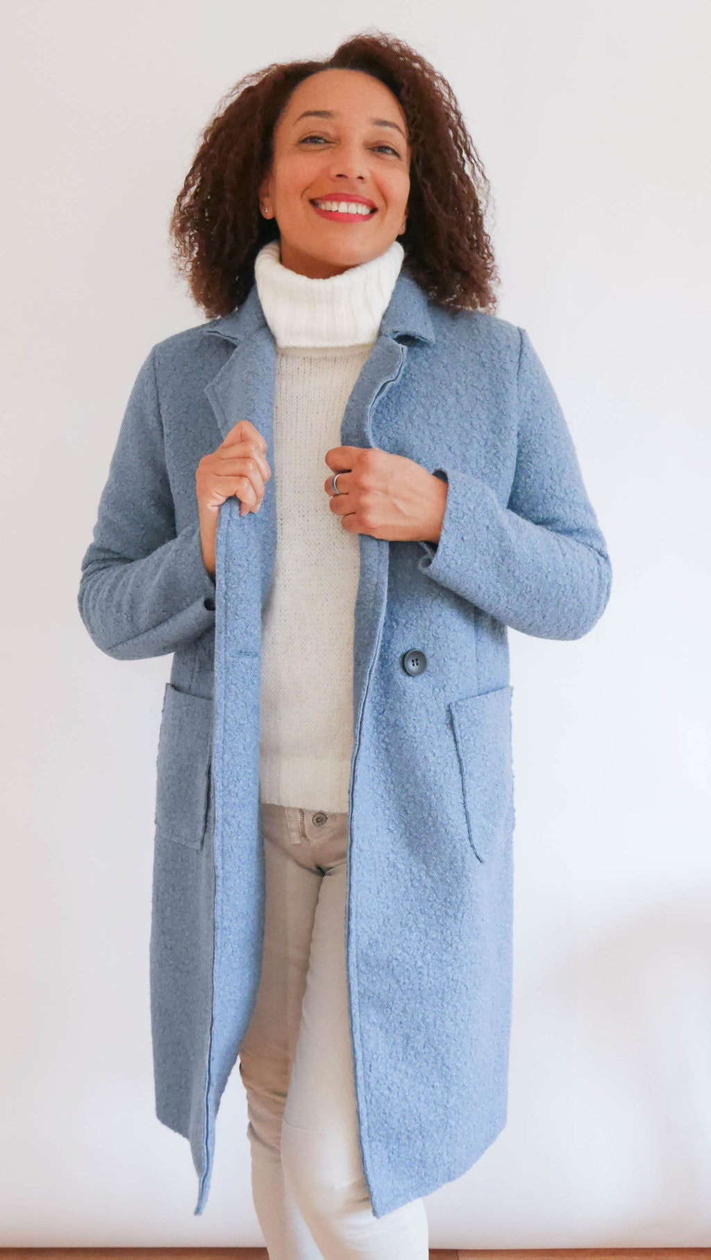 Overton boucle coat hotsell