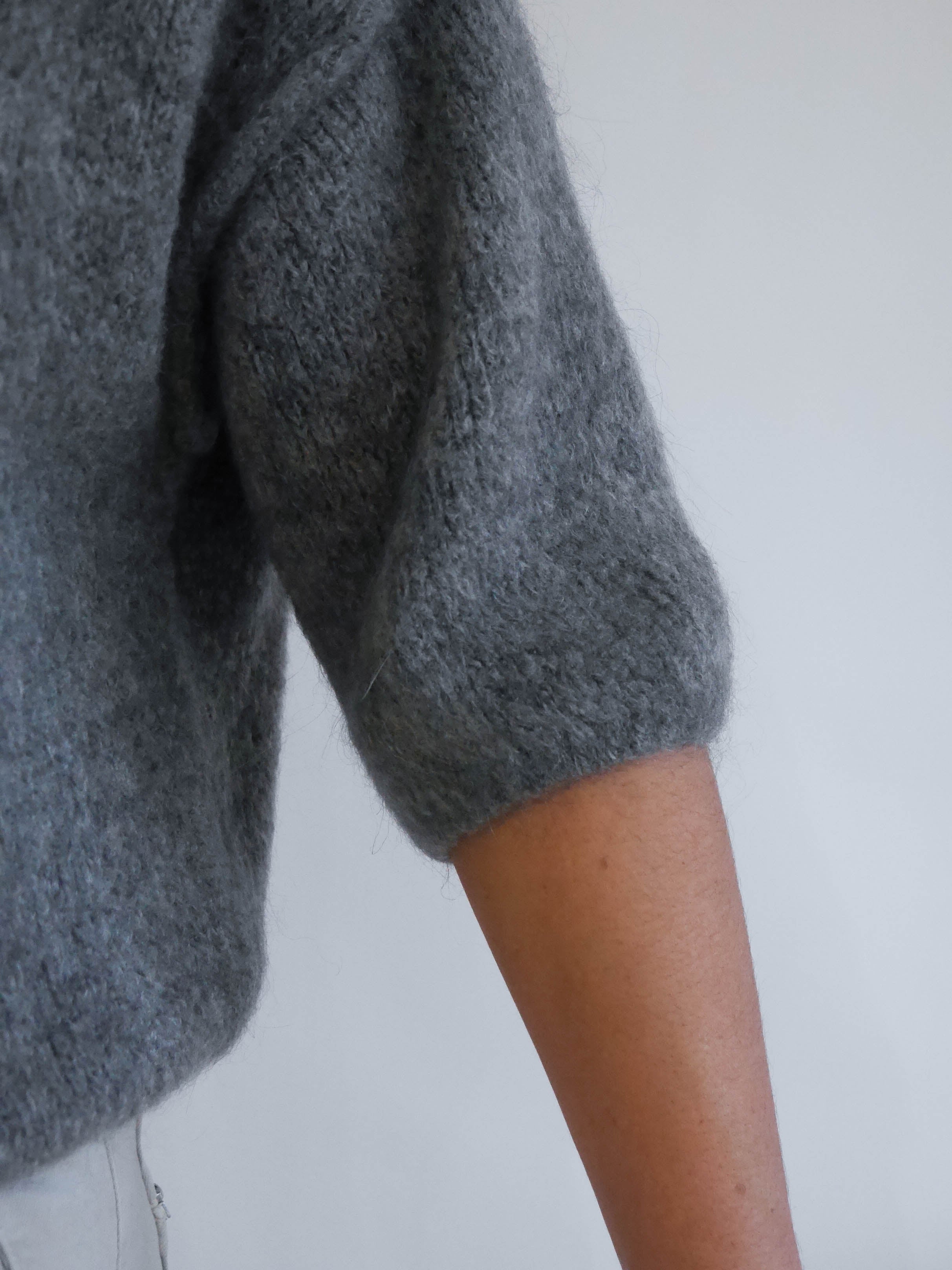 Abi Knit Alpaca Charcoal