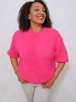 Abi Knit Alpaca Fuchsia