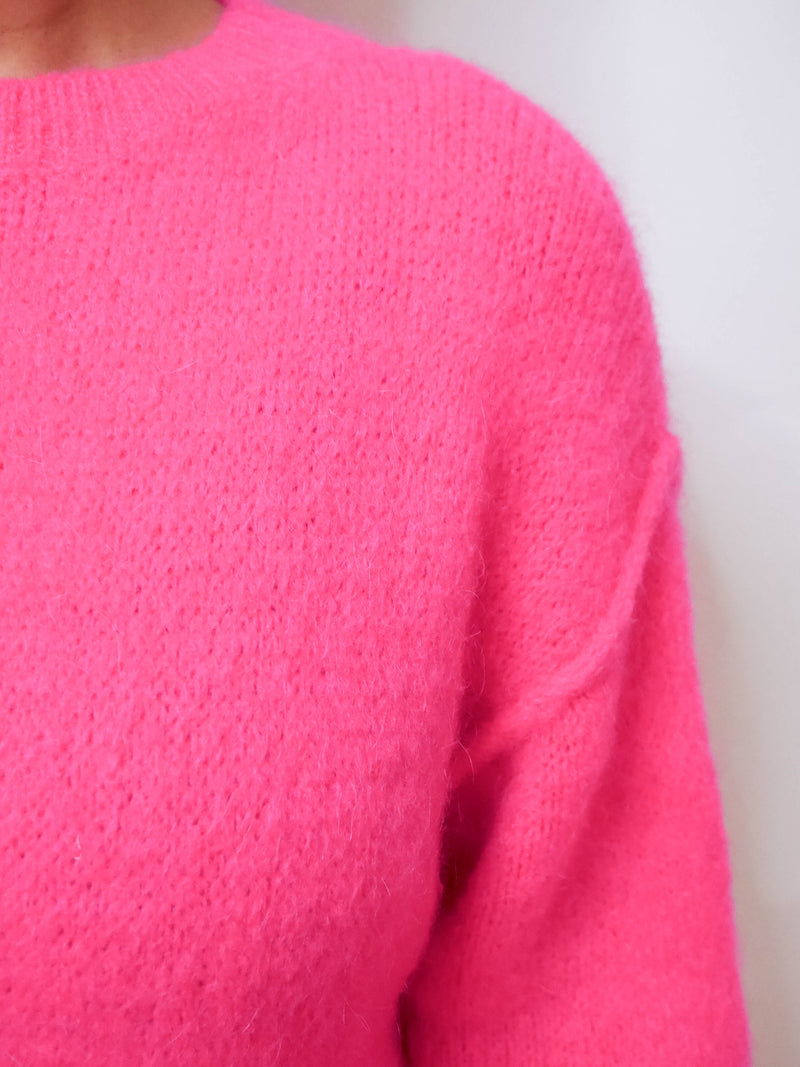 Abi Knit Alpaca Fuchsia