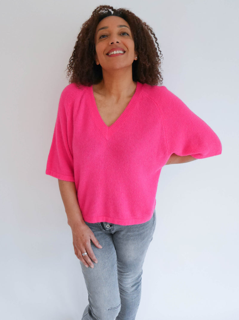 Zara Knit Fuchsia