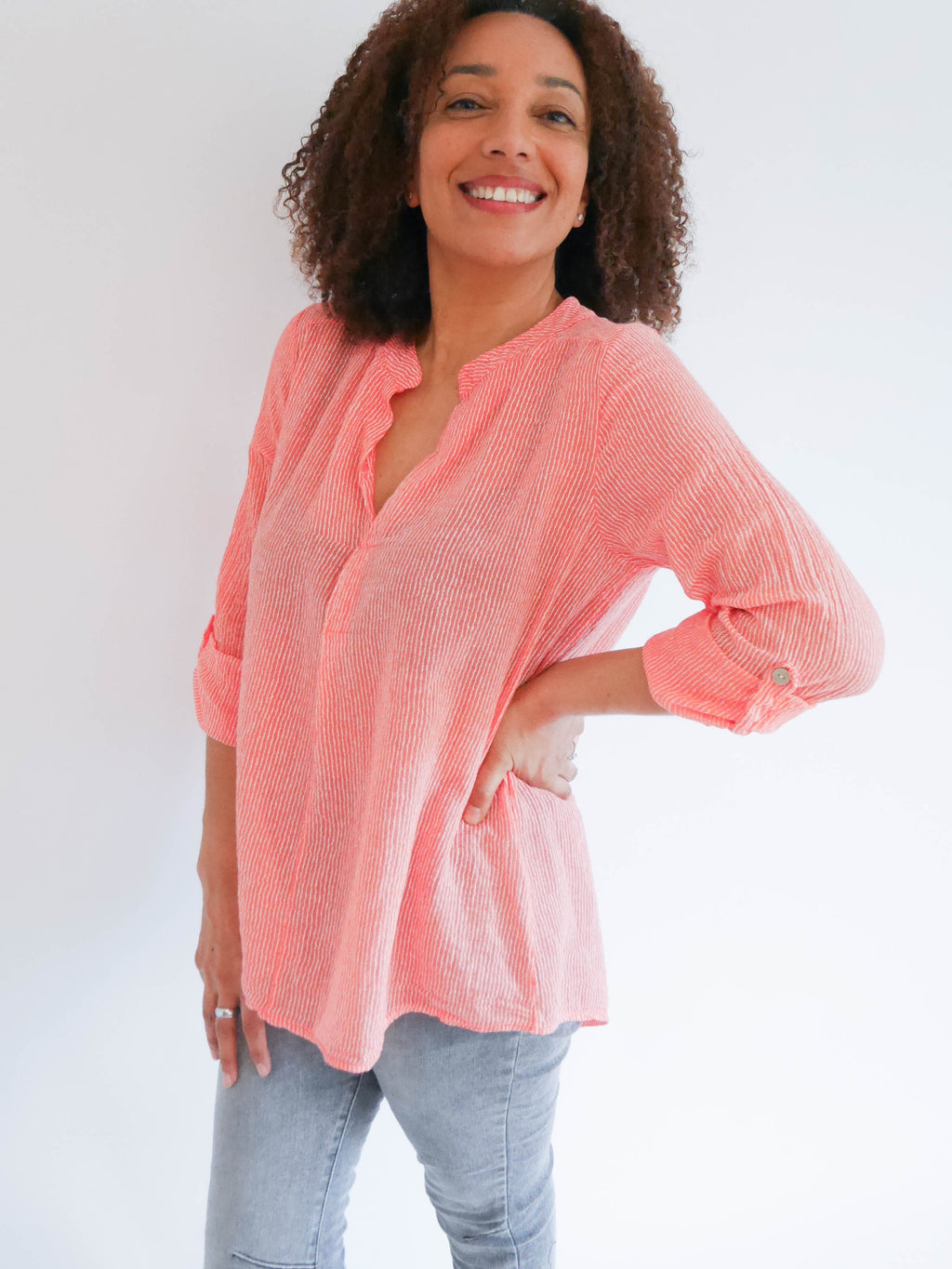 Annabel Blouse Coral