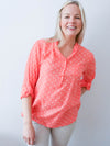 Adrienne Blouse Coral