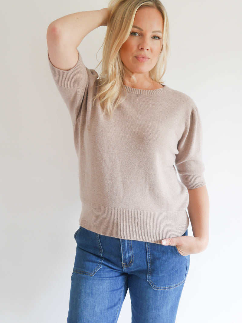 Bonnie Knit Biscuit