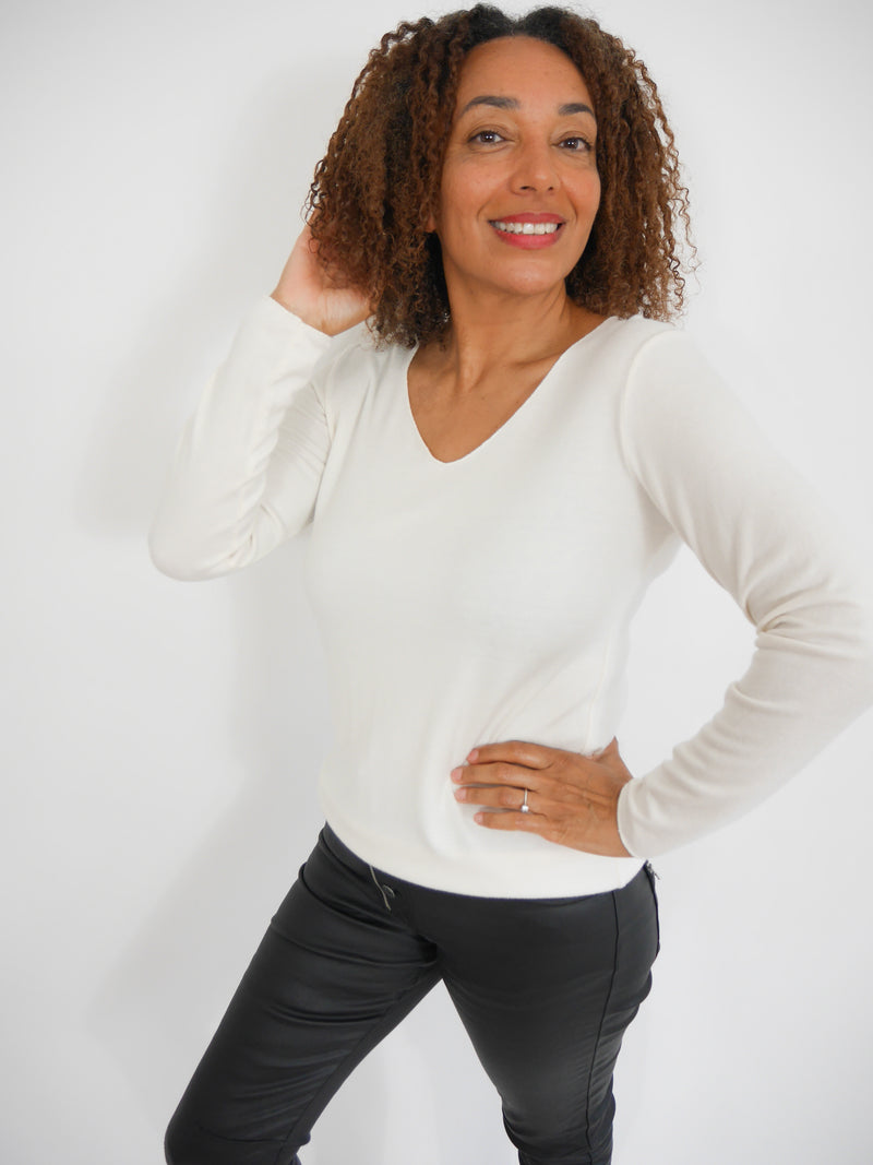 Susie Top Ivory