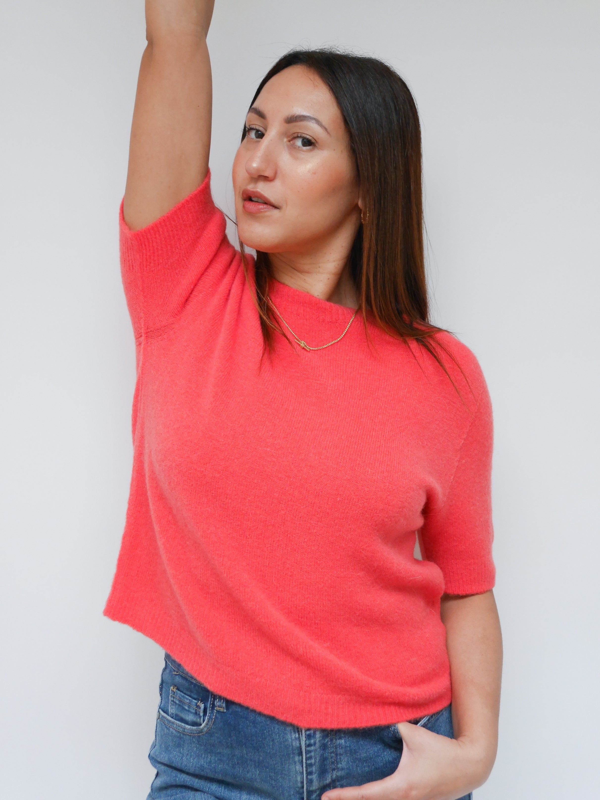 Phoebe Knit Coral
