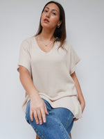 Amber Knit Ecru