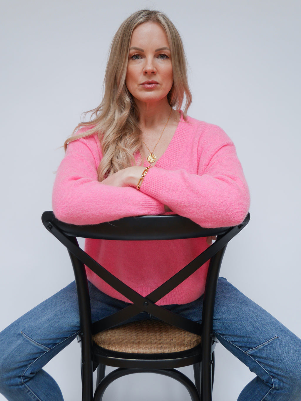 Sadie Knit Candy Pink