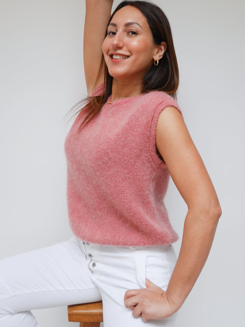 Molly Knit Dusky Pink