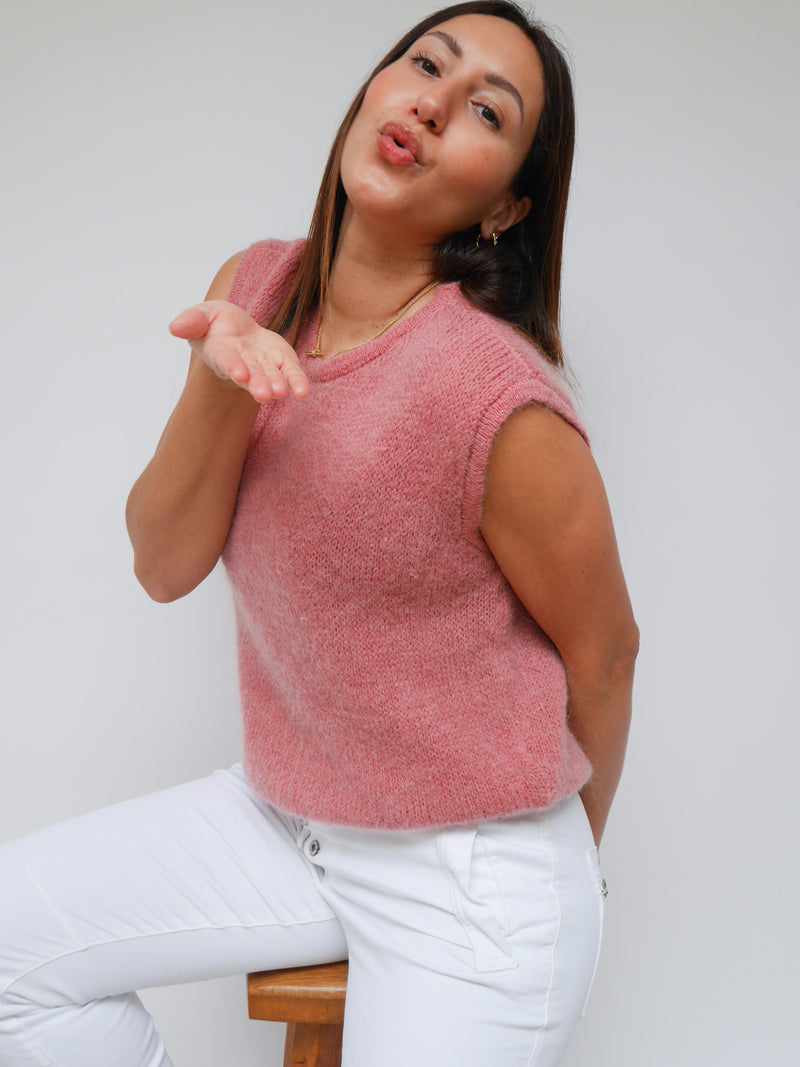 Molly Knit Dusky Pink