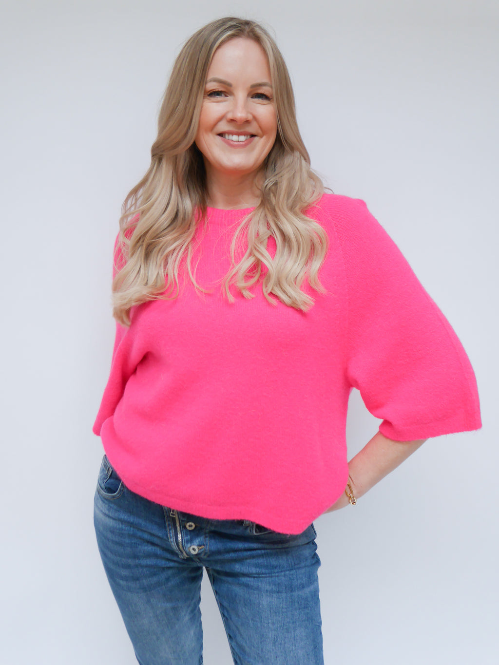 Millie Knit Fuchsia