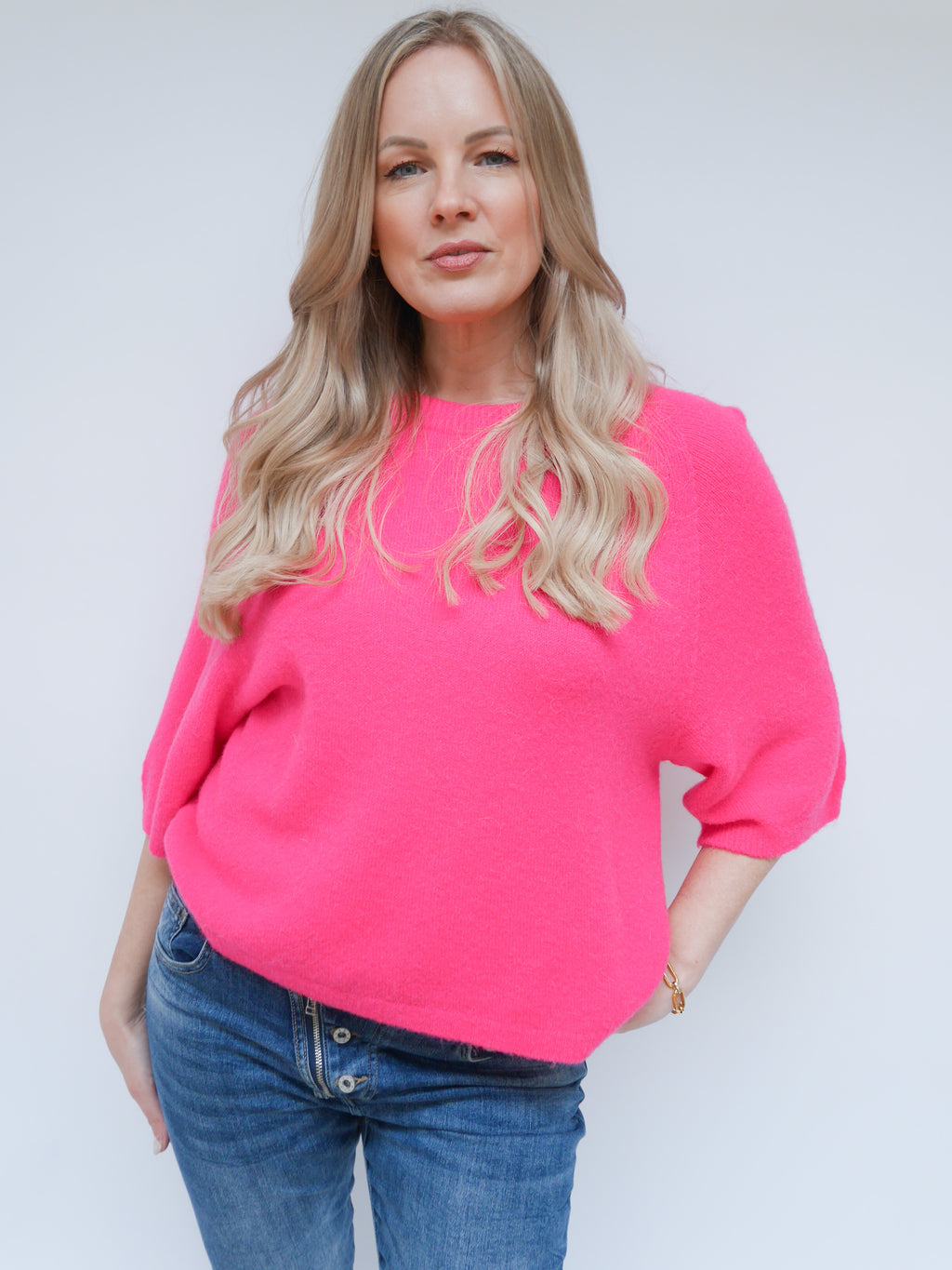 Millie Knit Fuchsia