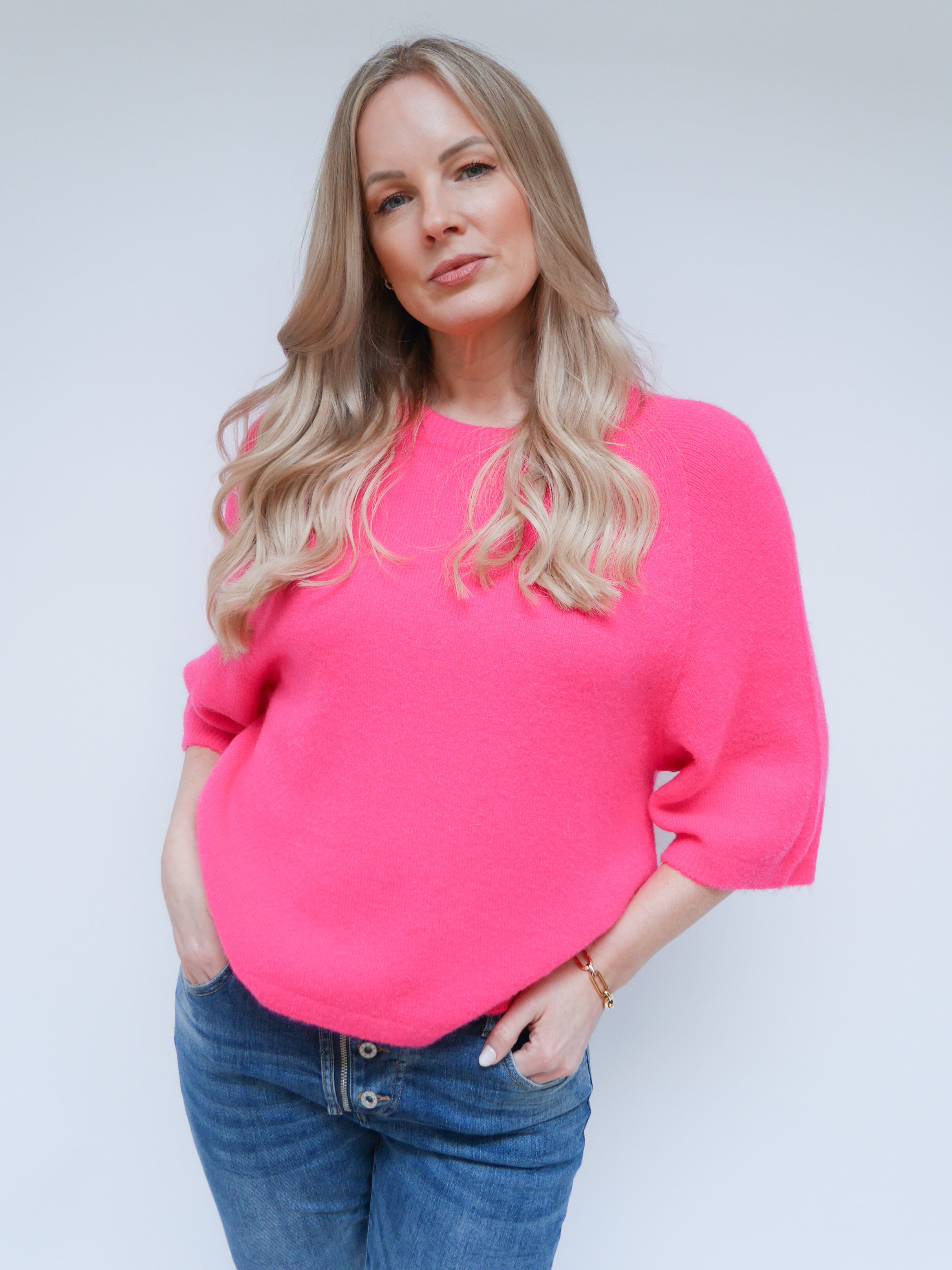 Millie Knit Fuchsia