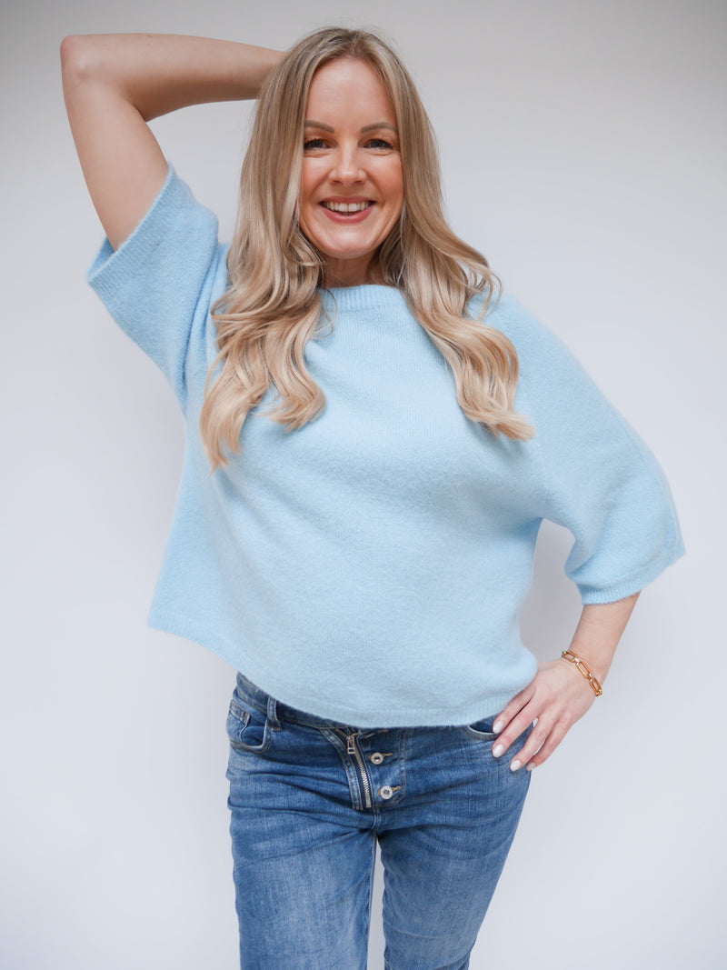 Millie Knit Baby Blue