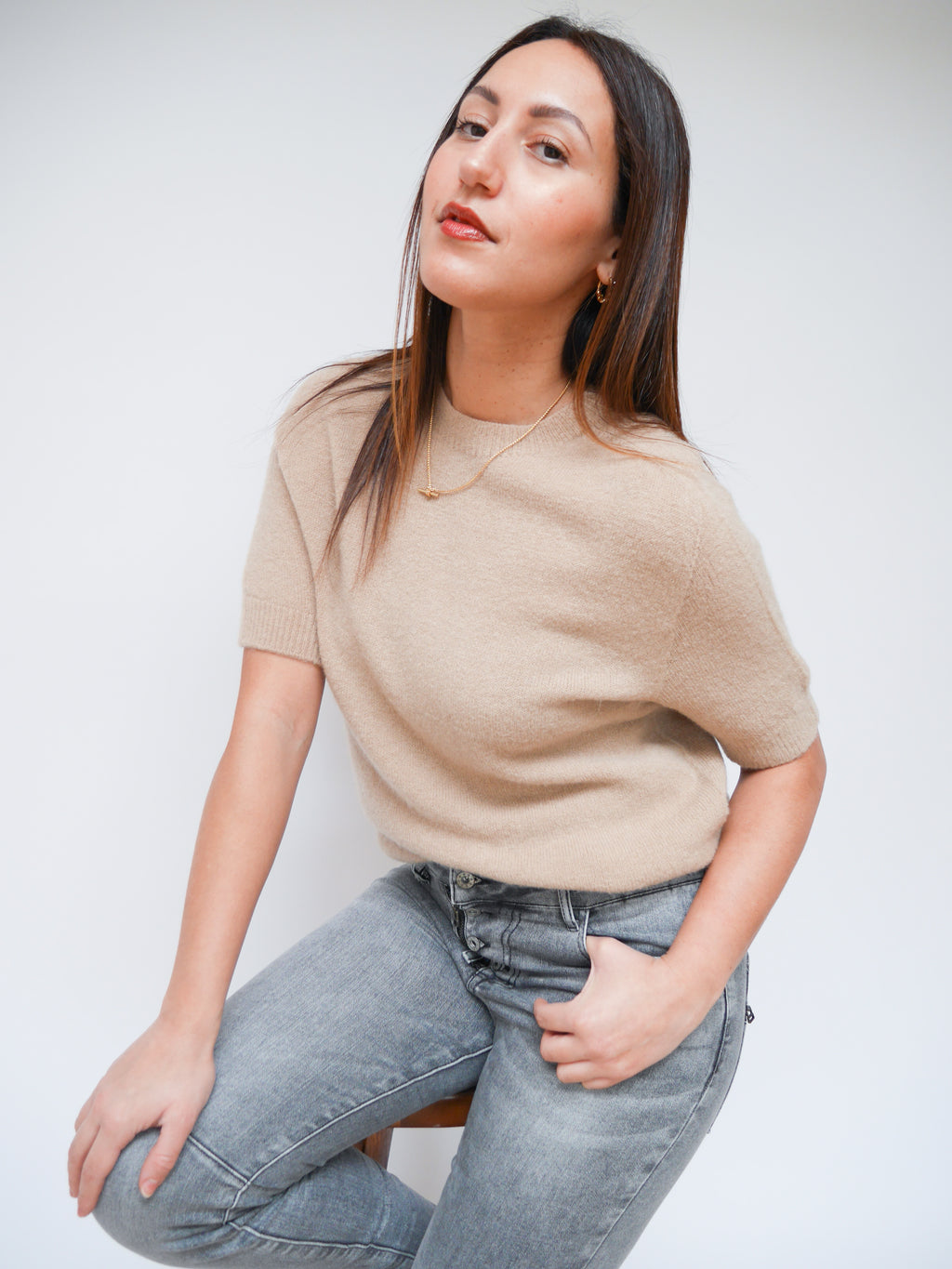 Phoebe Knit Camel