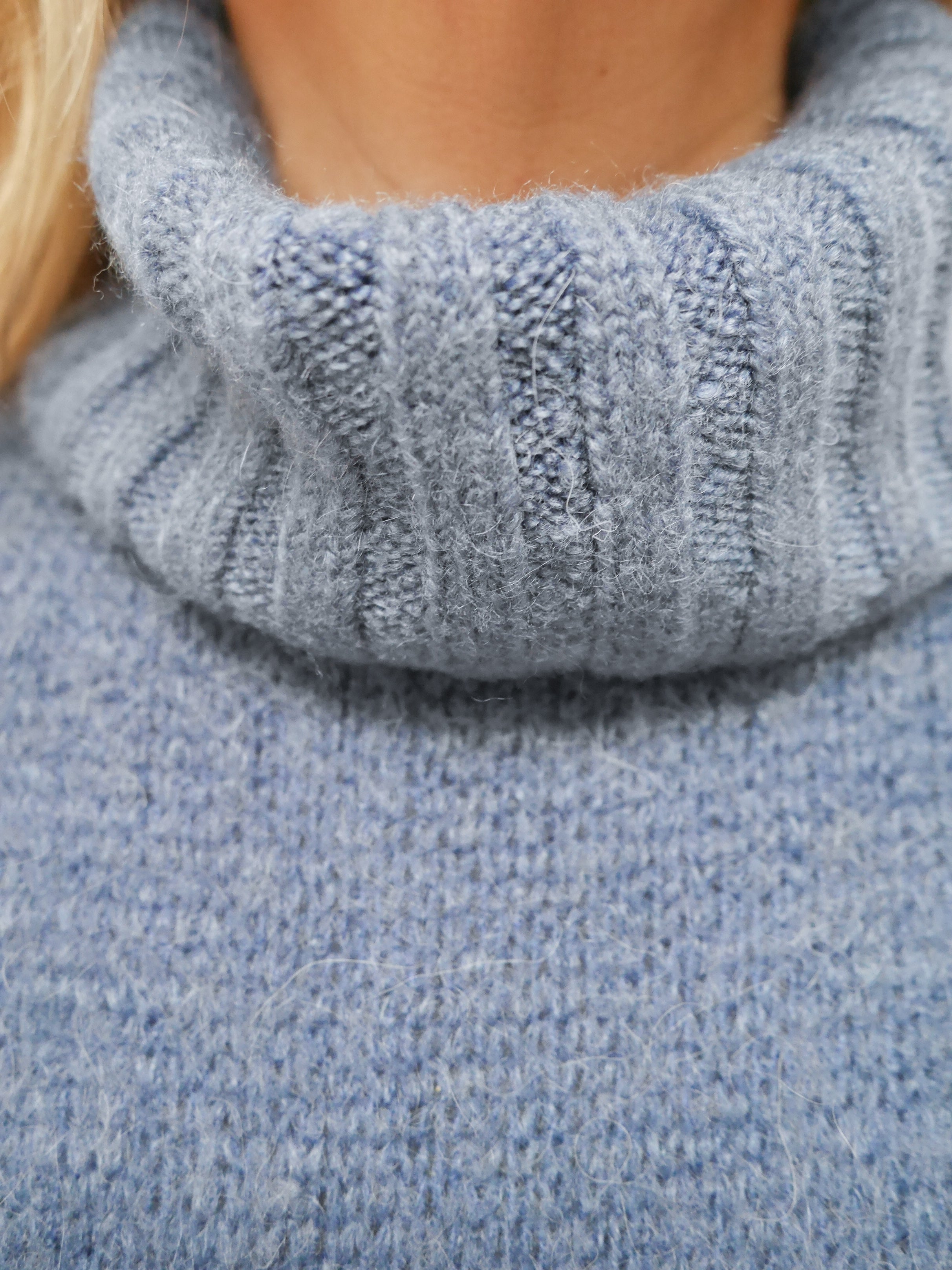 Rosie Knit Denim Blue
