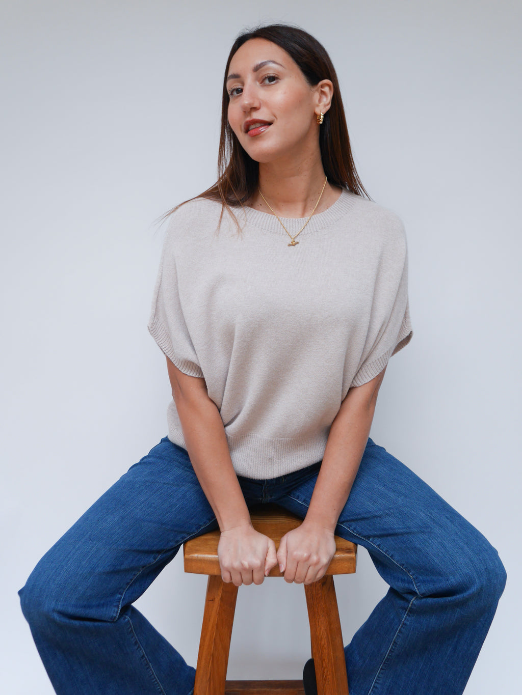 Donna Knit Biscuit