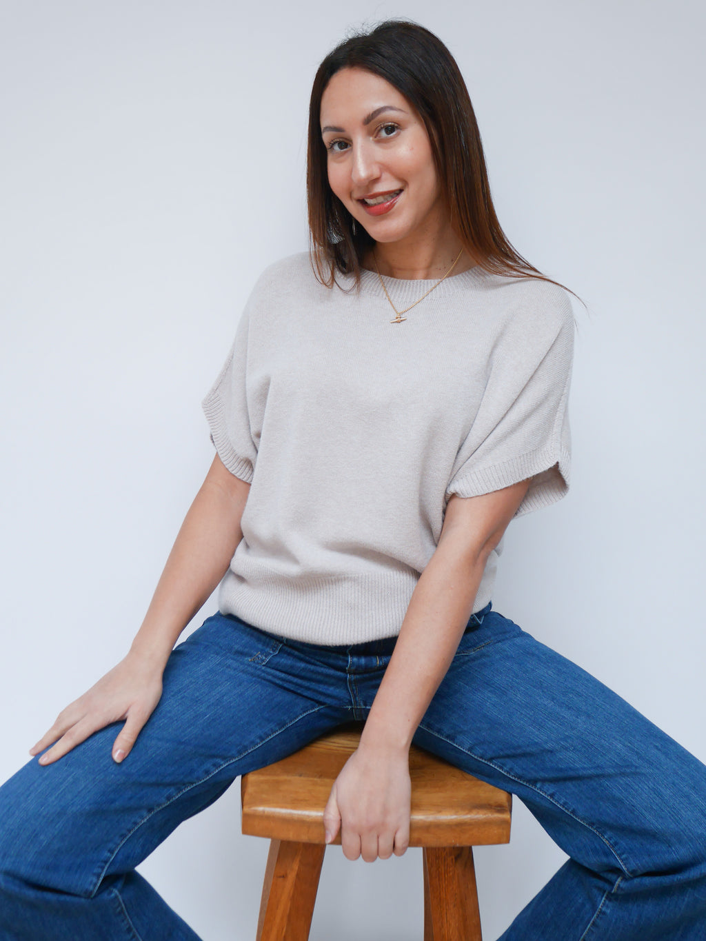 Donna Knit Biscuit