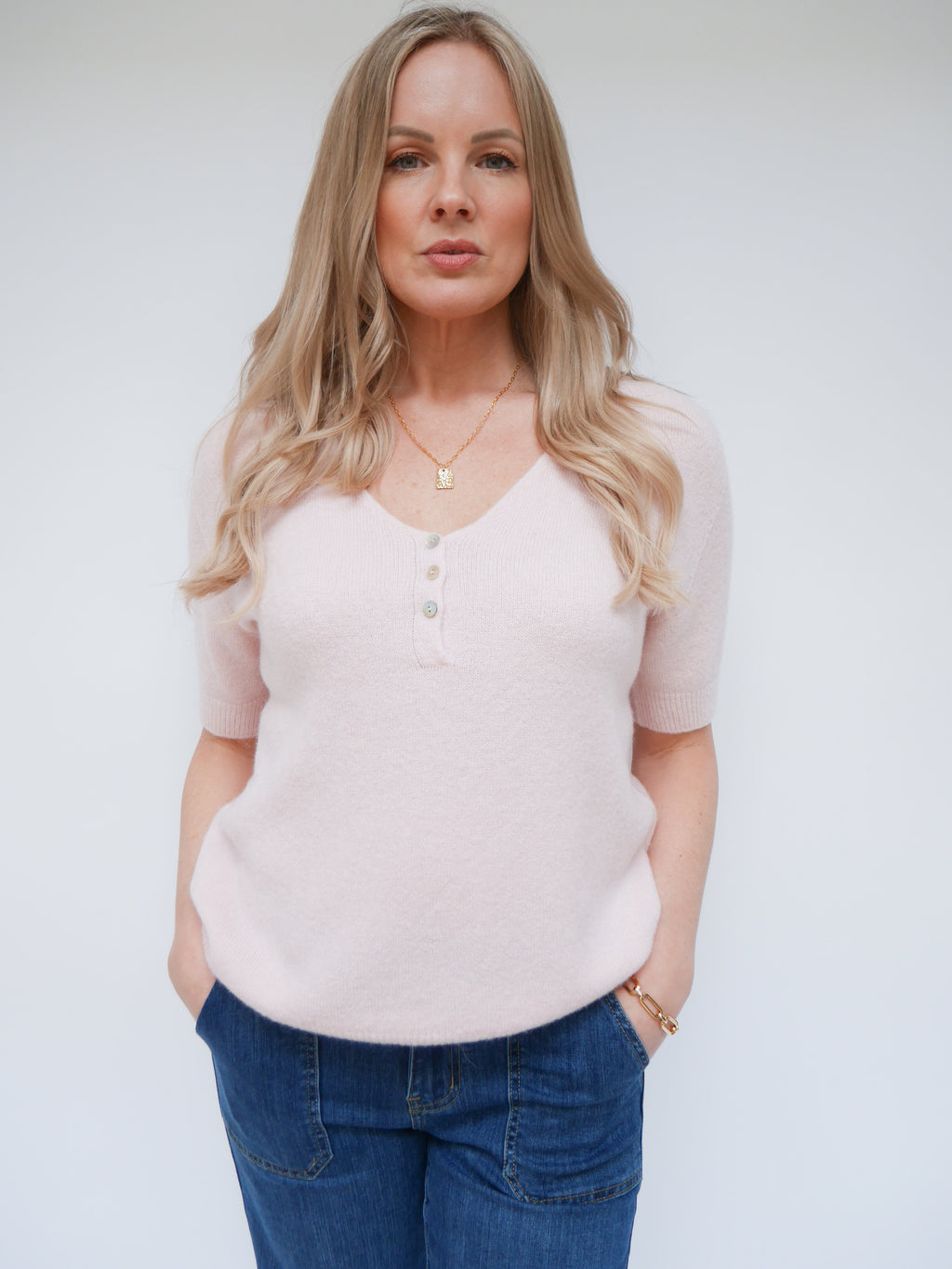 Lara Knit Powder Pink