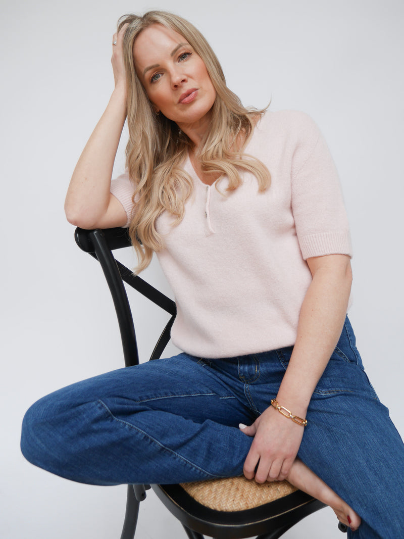 Lara Knit Powder Pink