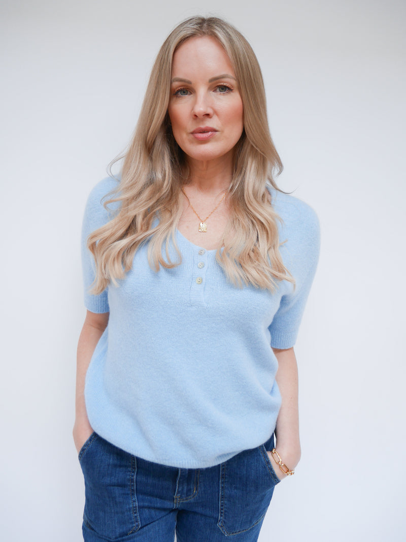 Lara Knit Baby Blue