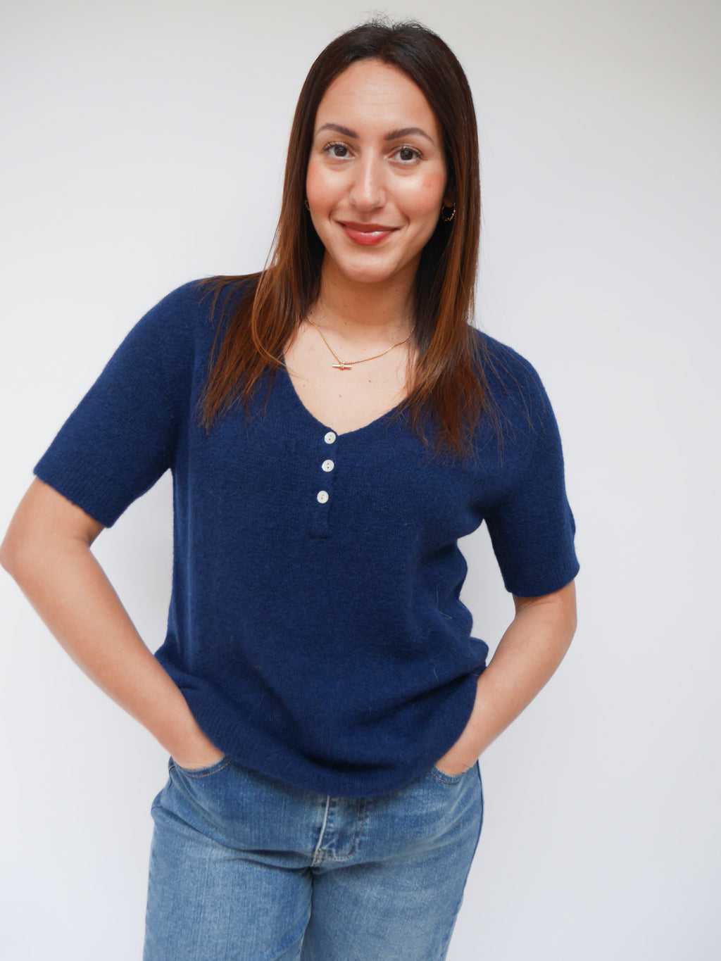 Lara Knit Navy