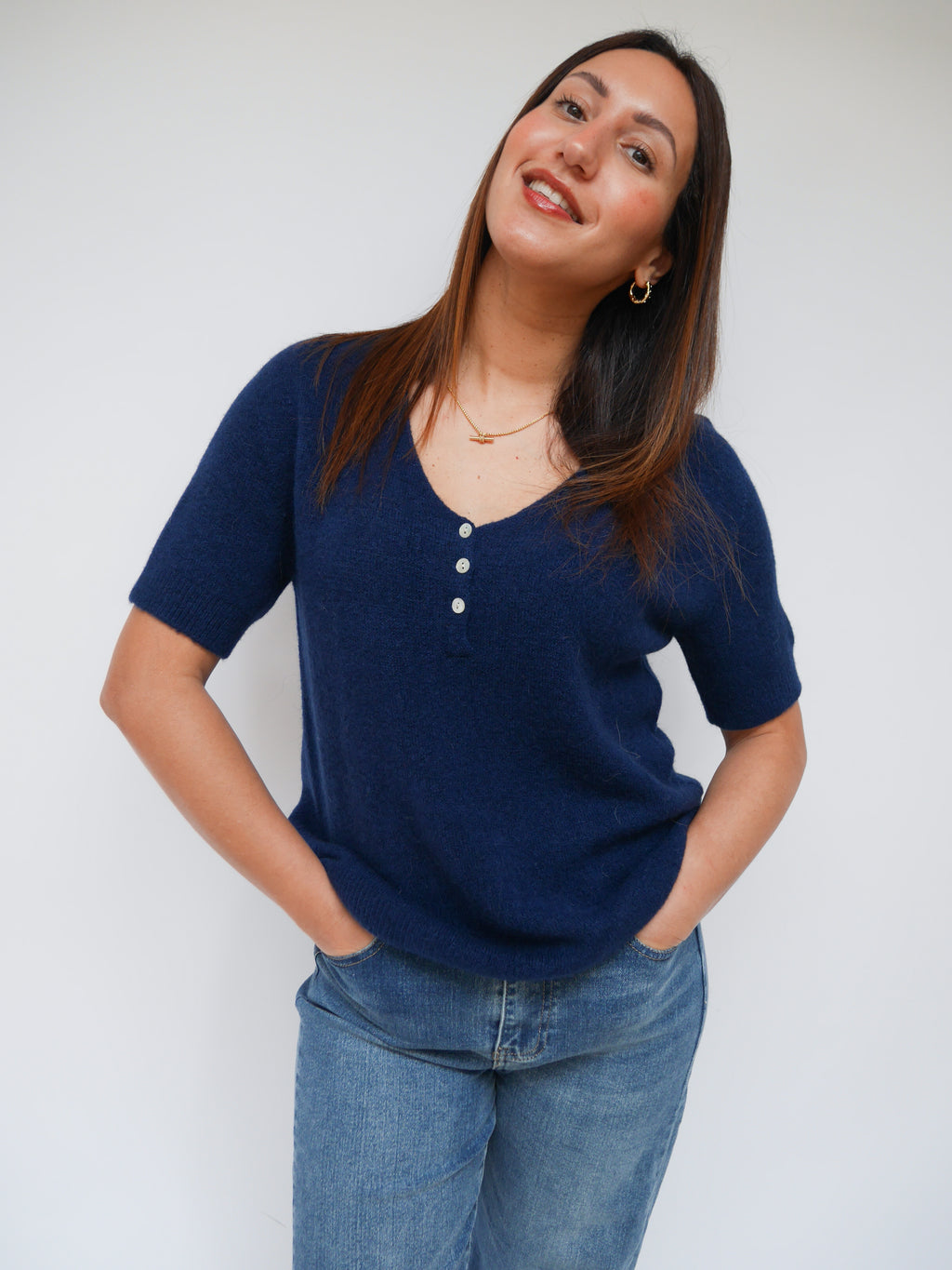 Lara Knit Navy