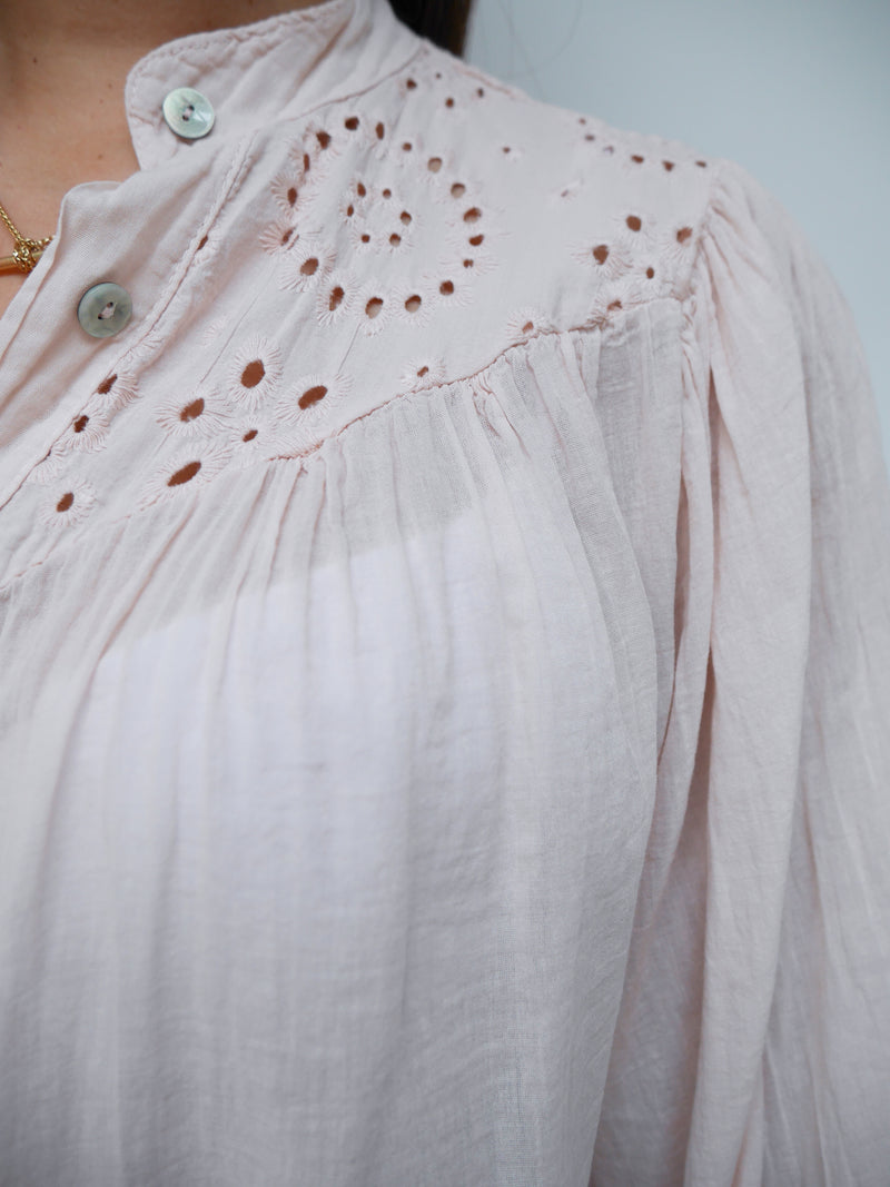 Monica Blouse Powder Pink