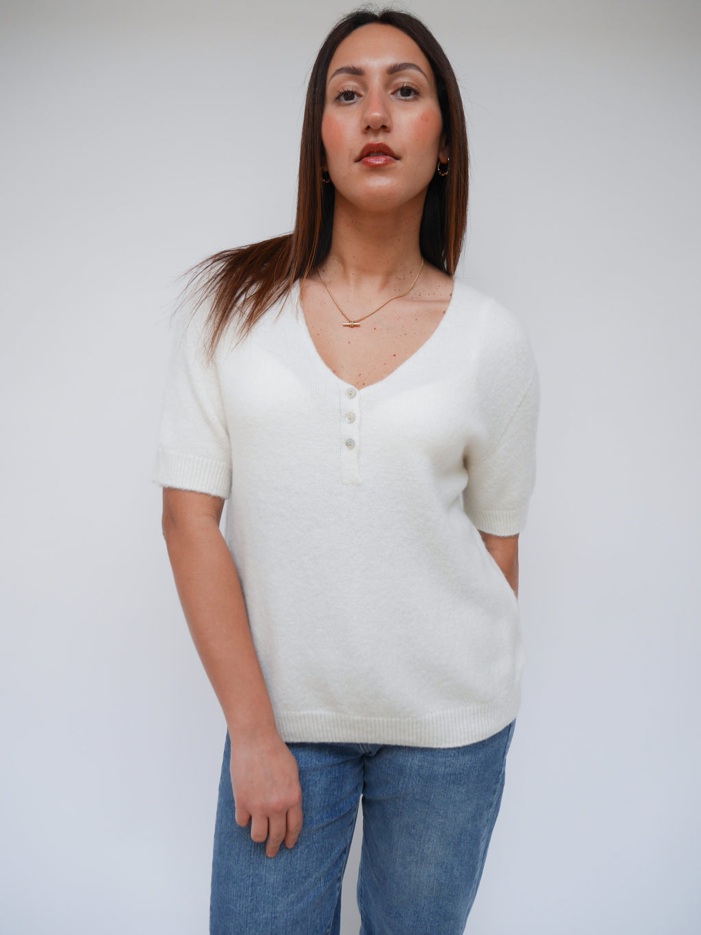 Lara Knit Ivory