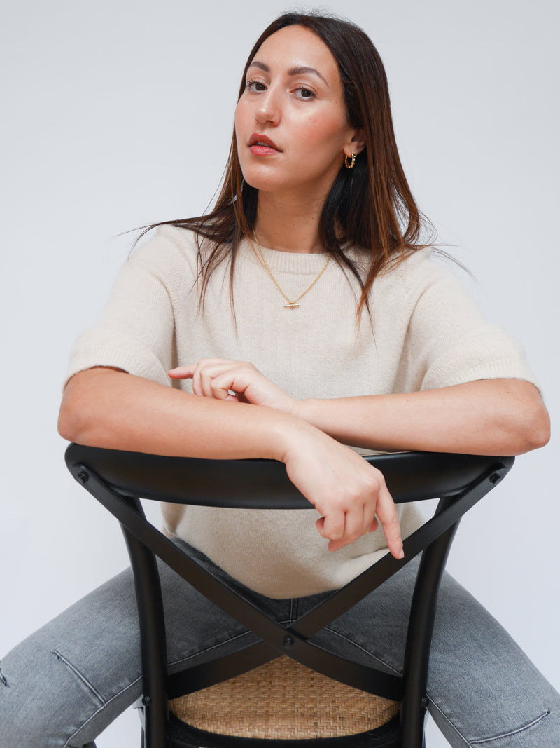Millie Knit Ecru