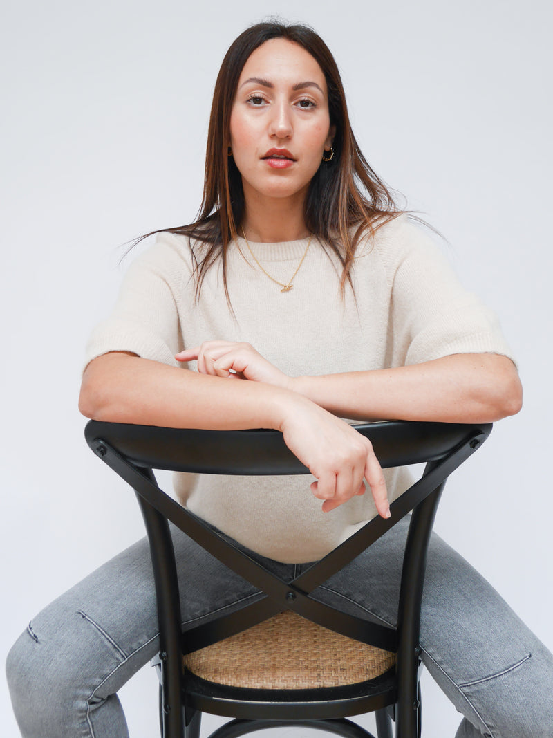Millie Knit Ecru