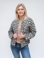 Emma Jacket Winter White Leopard