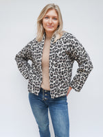 Emma Jacket Winter White Leopard