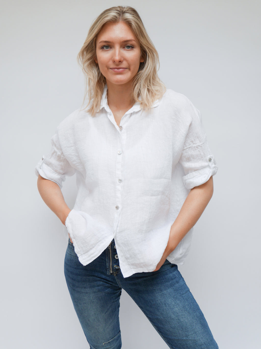 Connie Blouse White