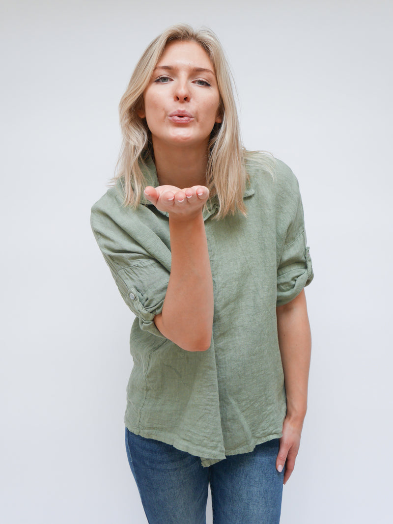 Connie Blouse Khaki