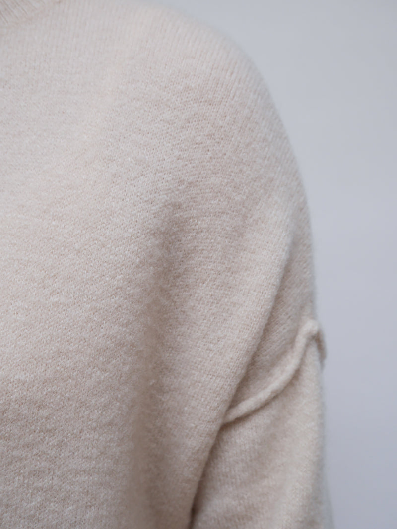 Abi Knit Alpaca Ecru